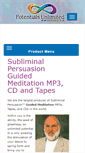 Mobile Screenshot of potentialsunlimited.com